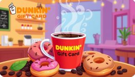 Dunkin Gift Card $100